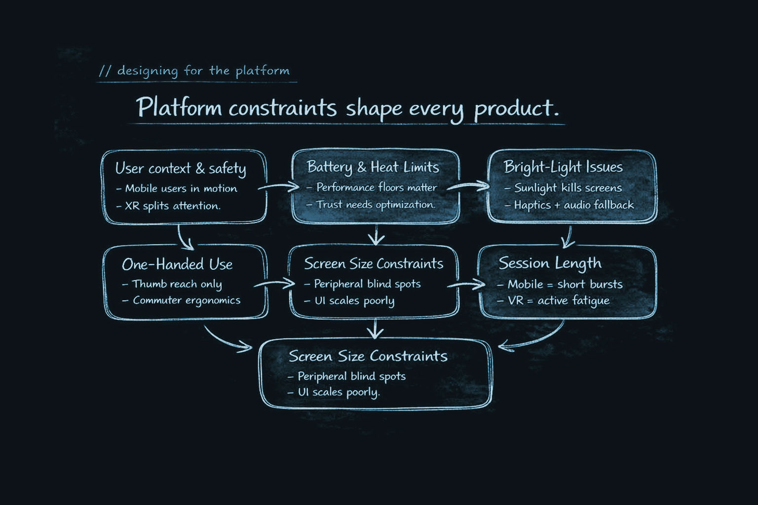 Designing for the Platform — six platform constraints that shape product design
